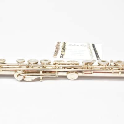 Vintage Gemeinhardt M3S (3OSB) Solid Silver Open Hole Flute Offset G w/ B Foot image 13
