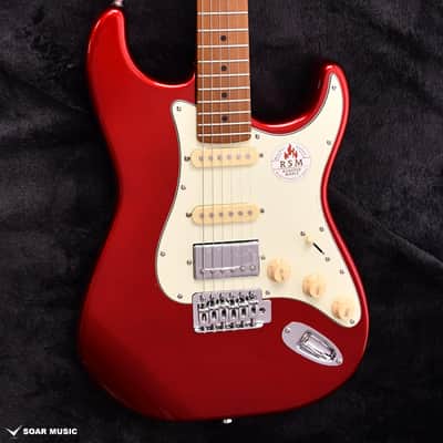 Bacchus BST-2-RSM/M - Roasted Maple Neck - CAR (Candy Apple Red) Universe Series image 3