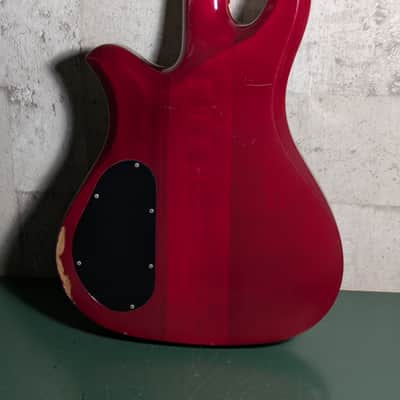 B.C. Rich Eagle DLX 00's Archtop See Thru Red image 8