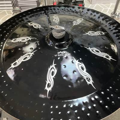 Paiste Joey Jordison signature  set of cymbals 5 total 2015 black image 3