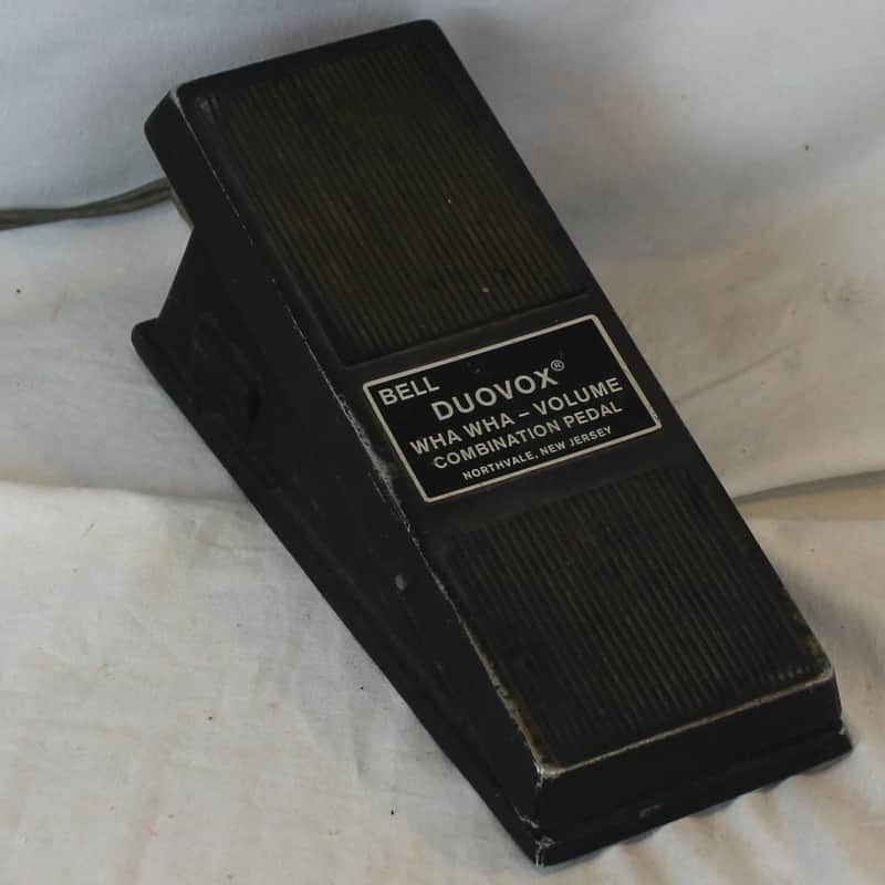 VINTAGE Bell Duovox Wha Wha - Volume Combination Pedal Black image 1