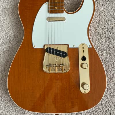 Fender Custom Shop Telecaster Artisan Figured Mahogany 2016 Amber Tinted Lacquer image 1