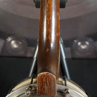 Vintage Banjolele w/ Metal Back & F-Holes image 11