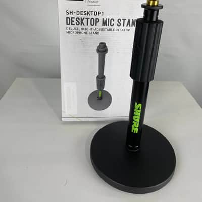 Shure by Gator SH-DESKTOP1 Round Base Desktop Microphone Stand, Black image 1
