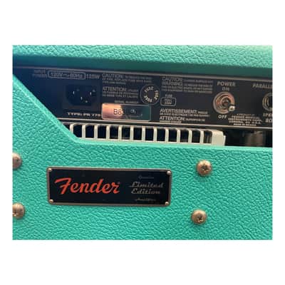 2020 Fender '68 Custom Princeton Reverb-Amp 12-Watt 1x12" Combo | FSR Limited Edition - Teal Turquoise, Tweed Grill | Free Shipping! image 6