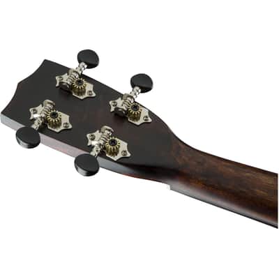 Gretsch G9100-L Soprano Long-Neck Ukulele with Gig Bag, Vintage Mahogany Stain image 9
