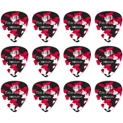 483P06MD Celluloïd Confetti Medium Pack de 12 Dunlop image 1