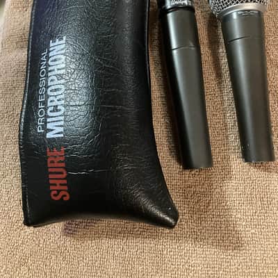 Super Nice pair Shure First Gen SM57 SM58 1965-1984 Microphone image 11