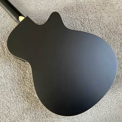Black Left Handed Acoustic Guitar, Spruce Plywood Top Body, Mahogany Neck image 13