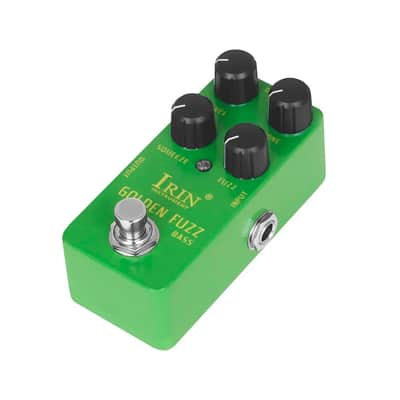 Irin RS-20 Golden Fuzz Pedal Classic Bass Fuzz Tone Effects True Bypass, price include the import duty to US buyer image 2