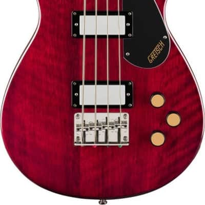 Gretsch Streamliner Jet Club Single-cut Electric Bass Guitar - Walnut Stain image 2
