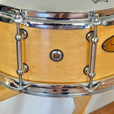 Pearl Symphonic Concert Series Snare Drum 14 x 5.5 Natural Maple NO WIRES image 9