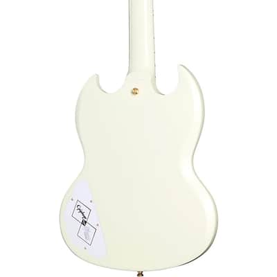 Epiphone Inspired by Gibson Custom 1963 Les Paul SG Custom With Maestro Vibrola 2025 - Classic White image 8