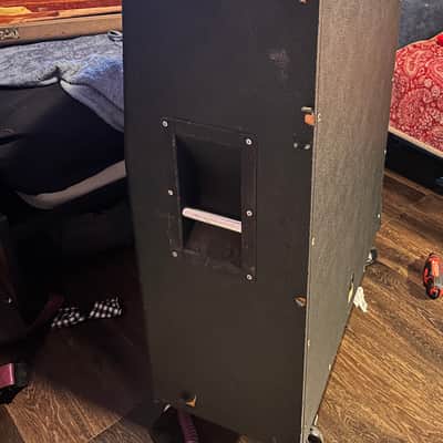 1971 vintage Marshall 2034 Pulsonic Speaker Cabinet Black image 3