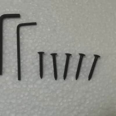 6 String Electric Bass Guitar Bridge in Black image 4