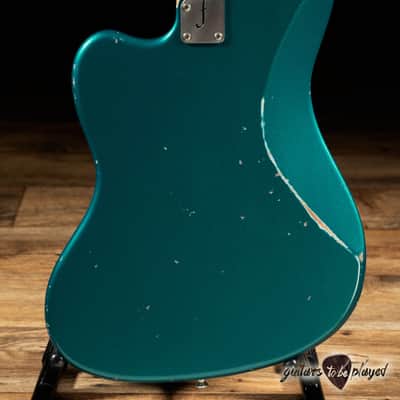 Fano JM6 Oltre Maple Fretboard Lollar P-90 Guitar w/ Gigbag – Ocean Turquoise image 8