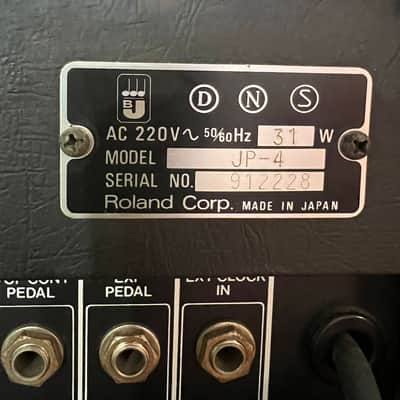 Roland Jupiter 4 49-Key Synthesizer 1978 - 1982 - Black image 8