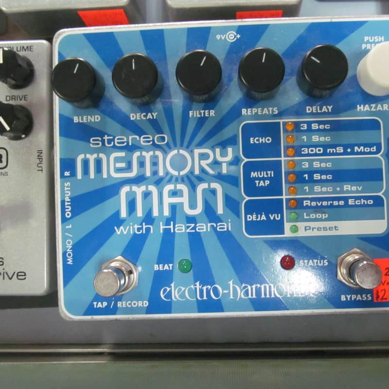 Electro-Harmonix Stereo Memory Man with Hazarai Delay / Looper Pedal *No Box image 1