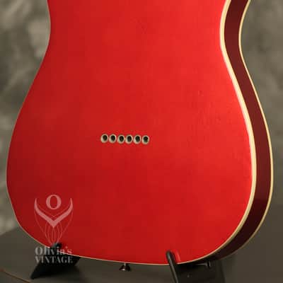 1985 Fender '62 reissue Custom Telecaster Double Bound Candy Apple Red MIJ Japan image 19