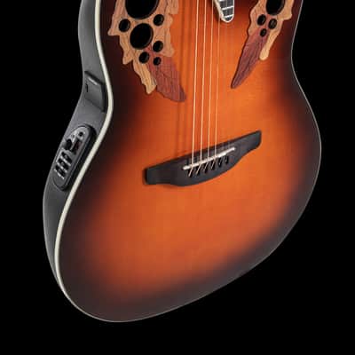 Ovation CE48 Celebrity Series Elite Super Shallow Acoustic-Electric Guitar Sunburst image 5
