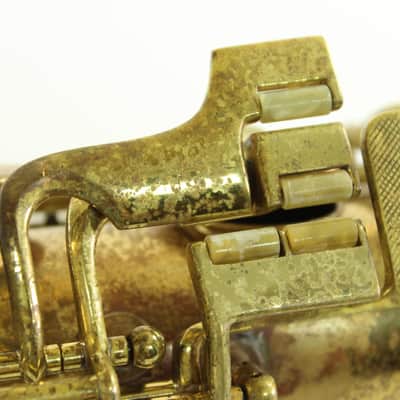 Conn 12M Baritone Saxophone with Rolled Tone Holes GREAT HORN image 11