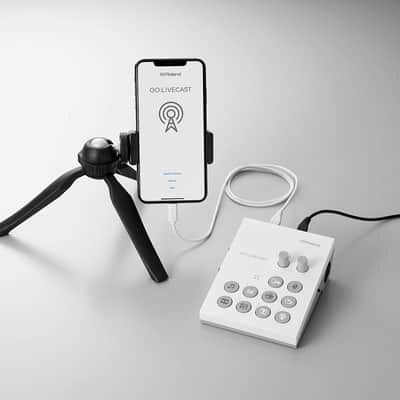 Mint Roland GO:LIVECAST - Livestreaming Studio for Smartphones [Three Wave Music] image 3