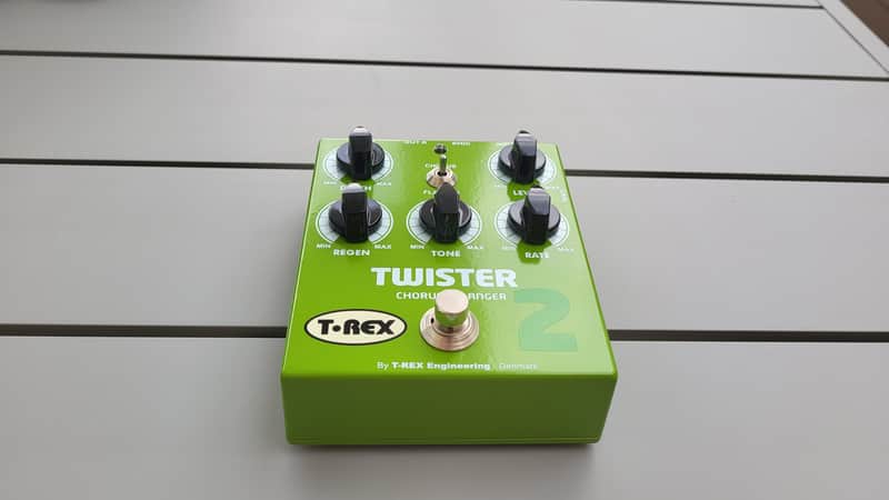 T-Rex Twister 2 Chorus/Flanger Pedal 2013 - green image 1