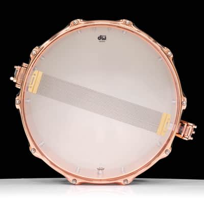 DW Collector's Series Copper 4x14 Snare - Copper Hardware image 3