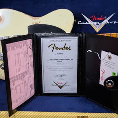 Fender Custom Shop SR25 CuNiFe Blackguard Telecaster Heavy Relic Tomatillo Green 2025 w/OHSC image 13
