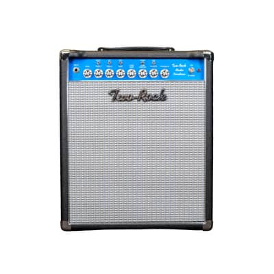 Two-Rock Studio Overdrive Combo - Black Bronco with Blue Smoke Cloth image 1