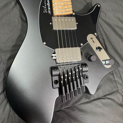 Strandberg Salen Classic NX 6 Tremolo Electric Guitar (Black Granite) with Hard Case, Gig Bag, & Accessories image 9