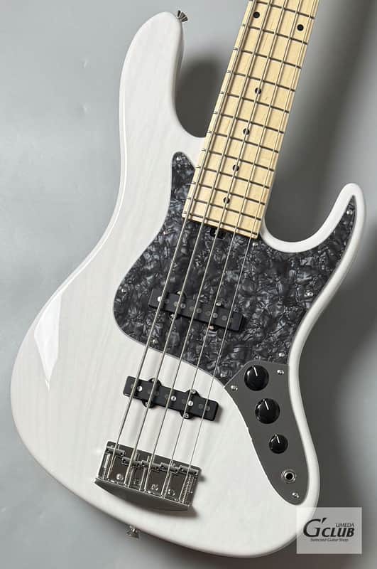 Kikuchi Guitars Hermes MV5 PASSIVE -Trans White- | Reverb Canada