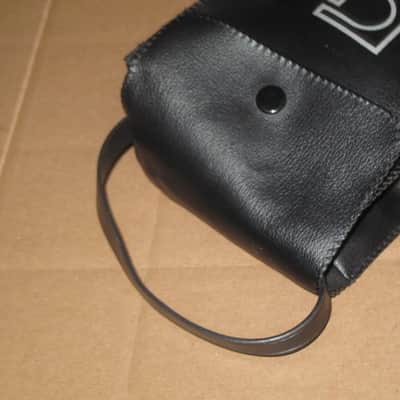 lightly used - very clean genuine BOSS vinyl pouch for FV300H, FV300L, and similar size size Boss pedals (NO pedal included) 1990s - Black Vinyl Exterior / Black Thin Canvas Interior image 19