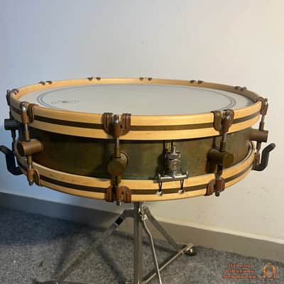 A&F 18x4 Raw Brass Gunshot Snare image 4
