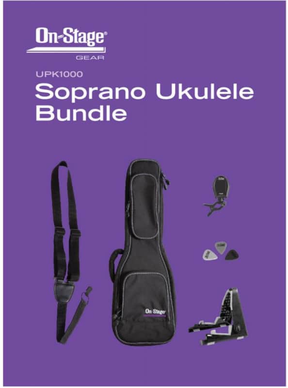 On-Stage Soprano Uke Accessory Bundle image 1