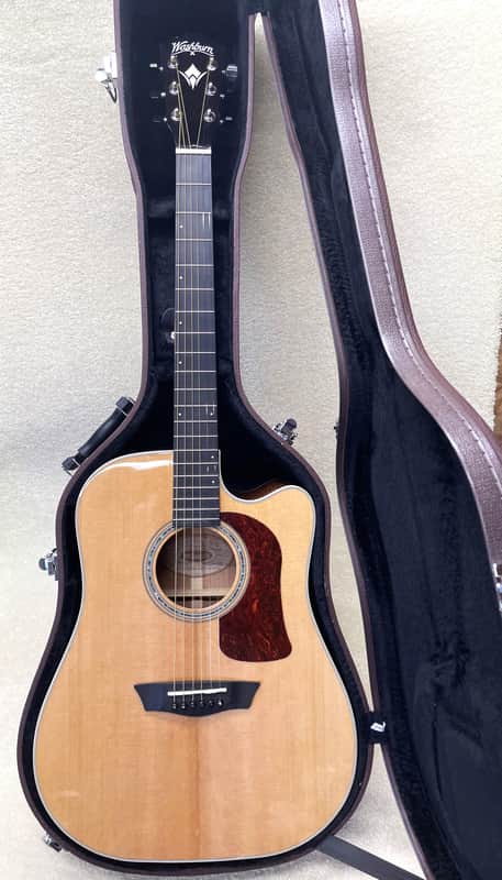 Washburn HD10SCE-0 Dreadnought Acoustic Electric Guitar with NEW FACTORY Hardshell Case MINT! NEW CONDITION!! image 1