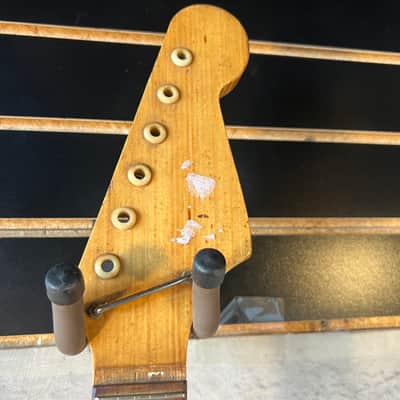 Unknown Vintage Japanese Electric Guitar Neck Missing Nut image 5