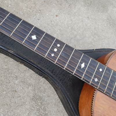 Vintage 1920's Supertone All Mahogany Parlor Guitar - Very Rare!  Gorgeous! image 4