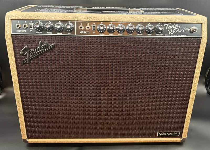 Fender Tone Master Twin Reverb 2-Channel 85-Watt 2x12" Digital Guitar Combo 2020 - Present - Blonde image 1