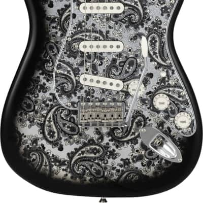 Fender Made in Japan Limited Edition Stratocaster - Black Paisley image 1
