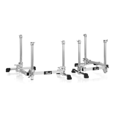 Pearl DR564C Icon Twin Low-Rise Curved Folding Side Racks image 7