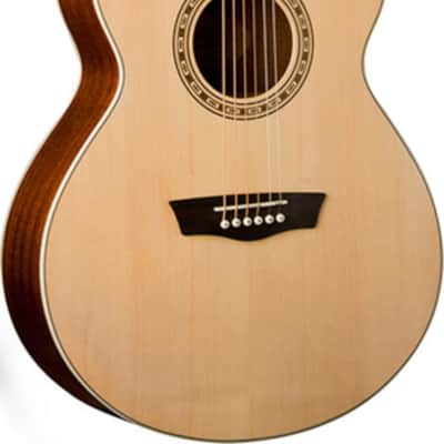 Washburn G7S Grand Auditorium Acoustic Guitar, Solid Spruce Top image 1