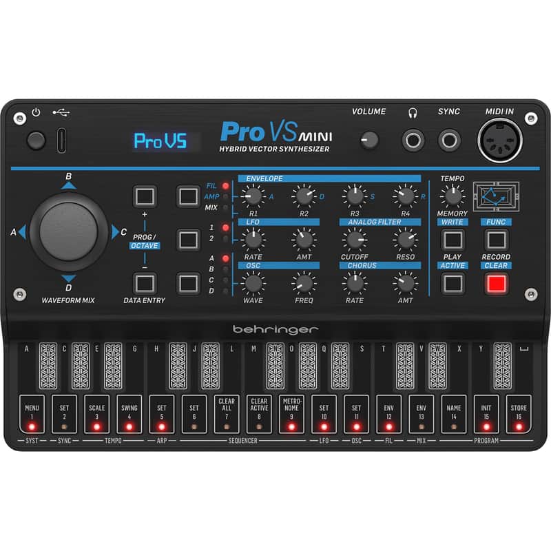 Behringer Pro VS Mini 4-Voice Hybrid Vector Synthesizer image 1
