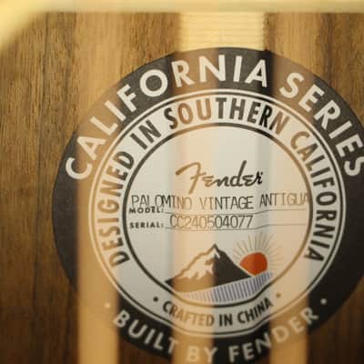 DEMO Fender Limited Edition California Vintage Palomino - Antigua (077) image 7