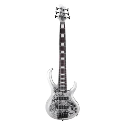 Ibanez BTB25TH6-SLM Silver Blizzard Matte - 6-String Electric Bass image 1