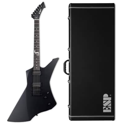 ESP James Hetfield Snakebyte Black Satin Electric Guitar + Hard Case B-Stock Made in Japan image 1
