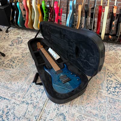 Ernie Ball Music Man JP15 7-String Electric Guitar - Ultramarine Quilt image 9