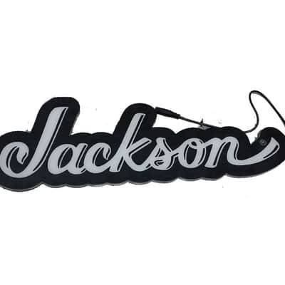 Jackson Guitars Logo LED Light Up Display Store Sign with Power Supply 18x6x1 image 1