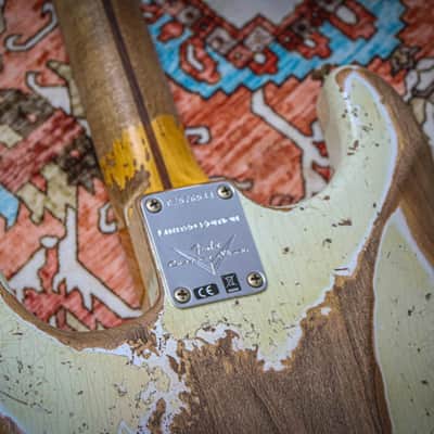 FENDER USA Custom Shop '56 Reissue Stratocaster Ltd Super Hvy Relic "Ivory" (2023) image 18