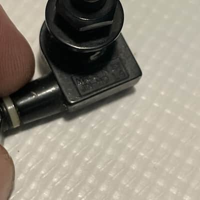2000's Jackson Dinky Guitar Black Reverse Jin Ho Korea Tuners Tuning Pegs 6 In Line image 9